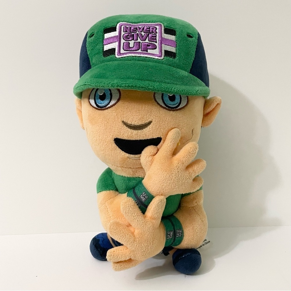 WWE John Cena Wrestler Plush Stuffed Toy 10” Tall Wrestling